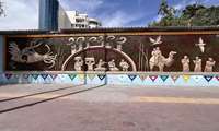 اجرای دیوار نگاره نقش برجسته در بلوار شهید بهشتی بندرعباس 