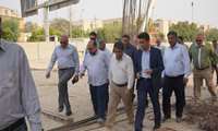 بازدید میدانی مسئولان عالی‌رتبه استان و شهرداری از پروژه‌های عمرانی بندرعباس