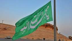 به اهتزاز درآمدن پرچم وحدت در کوهستان پارک پنجه علی 