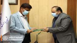 آيين تكريم و معارفه سرپرست امور اداری و رفاهی شهرداری بندرعباس 