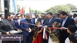 بهره برداری از بازارچه محلی حسین آباد با حضور معاون عمرانی وزیر کشور