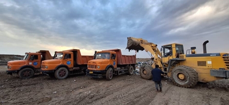 بازدید میدانی رئیس سازمان مدیریت پسماند از روند دفع پسماندهای شهری در ایام بارندگی