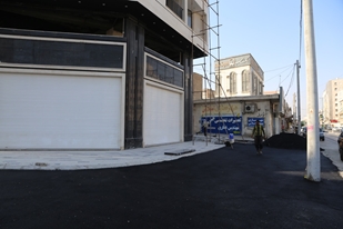 اجرای عملیات آسفالت‌در خیابان شریعتی جنوبی