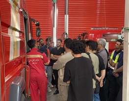 برگزاری دوره آموزش اطفا، تجهیزات خودرو، تئوری حریق و اتاق دود برای کارکنان شرکت نفت آفتاب