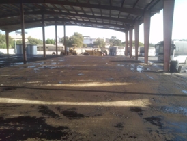 تکمیل عملیات ساخت سوله در توقفگاه شهید داشته بندرعباس جهت انجام خدمات تعمیرگاهی ناوگان اتوبوسرانی