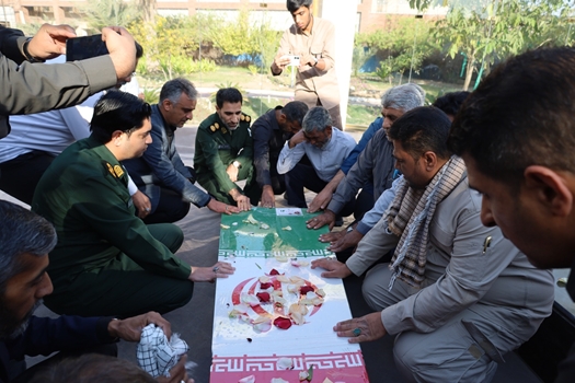 میزبانی از پیکر مطهر پرستوی گمنام شهید وطن در شهرداری بندرعباس